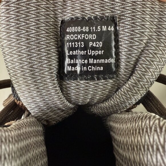 Drew Rockford Steel Toed Waterproof Work Boot Dark Brown (Size 8.5 4W) - Picture 6 of 6